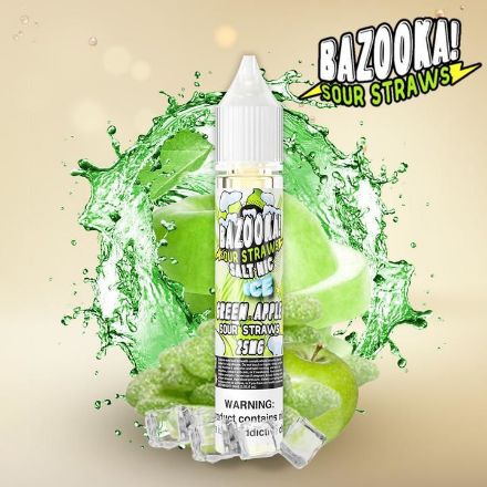 Bazooka Green Apple Ice - Saltnic