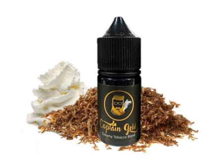 Captain Gold Black  ( Creamy Tobacco Blend ) - Saltnic