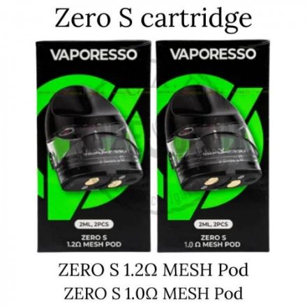 Vaporesso-Zero S Pods - 2 Pods inside Pack
