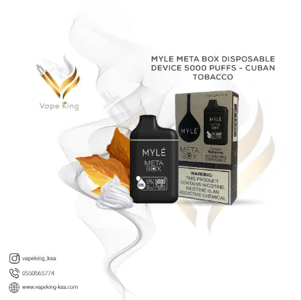 myle-meta-box-disposable-device-5000-puffs-cuban-tobacco