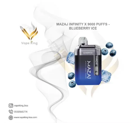mazaj-infinity-x-disposable-9000-puffs-blueberry-ice