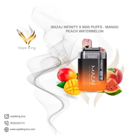 mazaj-infinity-x-disposable-9000-puffs-mango-peach-watermelon