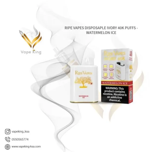 ripe-vapes-disposaple-ivory-40k-puffs-watermelon-ice